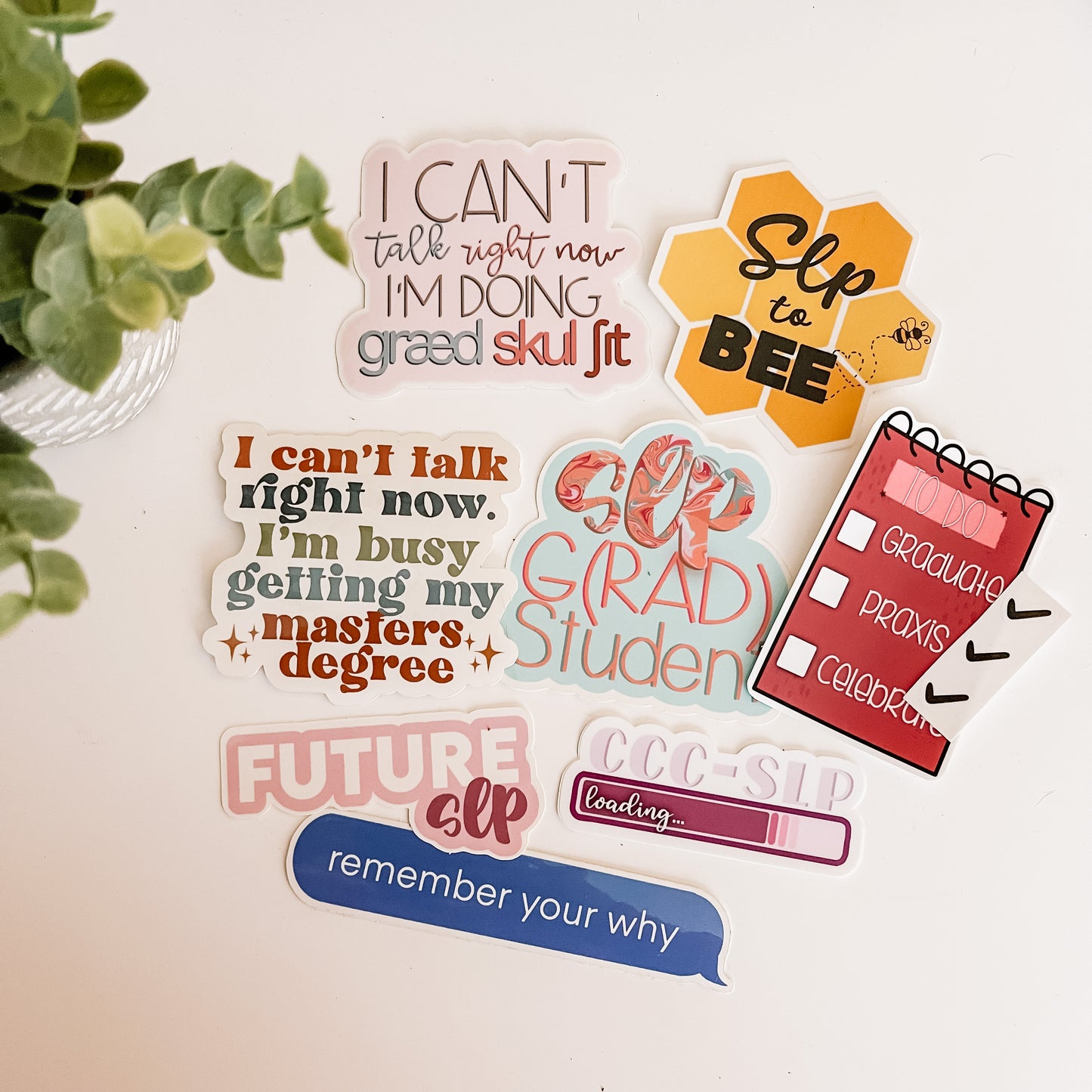 SLP Grad Student Sticker Bundle