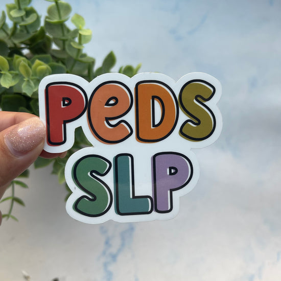 Cargar imagen en el visor de la galería, Pediatric SLP Sticker
