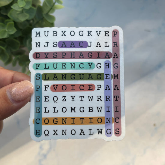 Crossword Scope of Practice Sticker