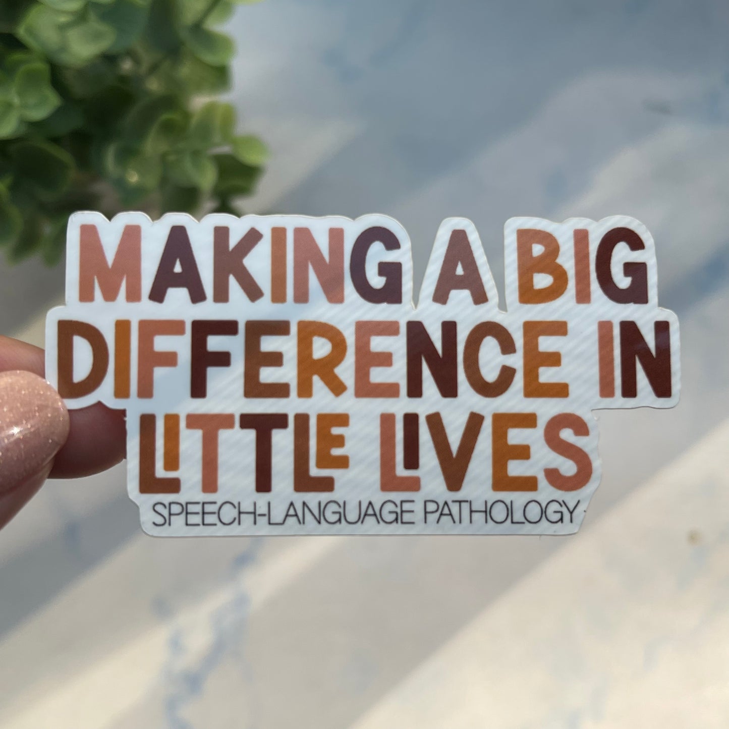 Making A Big Difference in Little Lives Sticker