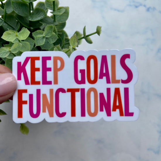 Cargar imagen en el visor de la galería, Keep Goals Functional Sticker
