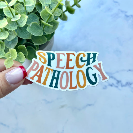 Speech Pathology Matte Sticker