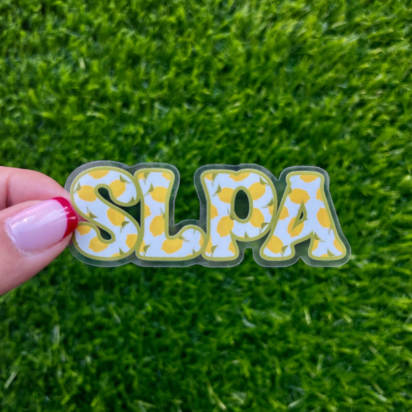SLPA Lemon Clear Sticker