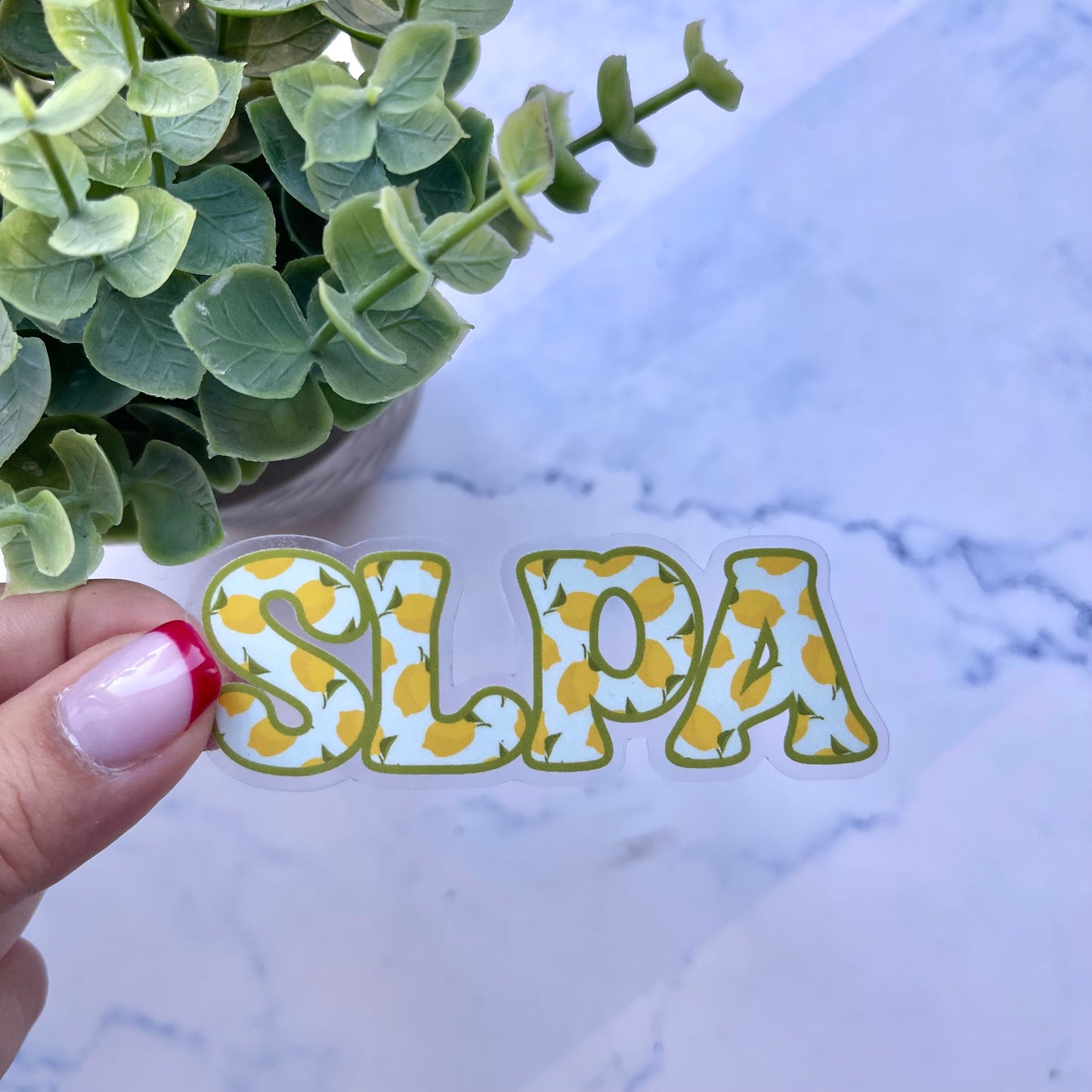 SLPA Lemon Clear Sticker