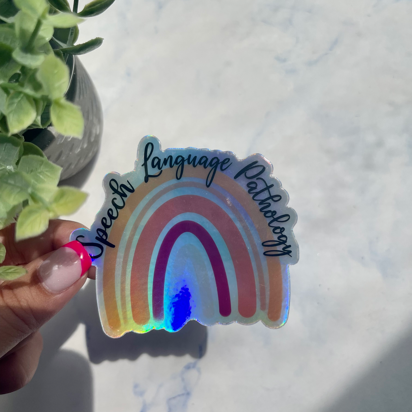 Load image into Gallery viewer, Rainbow Holographic Sticker
