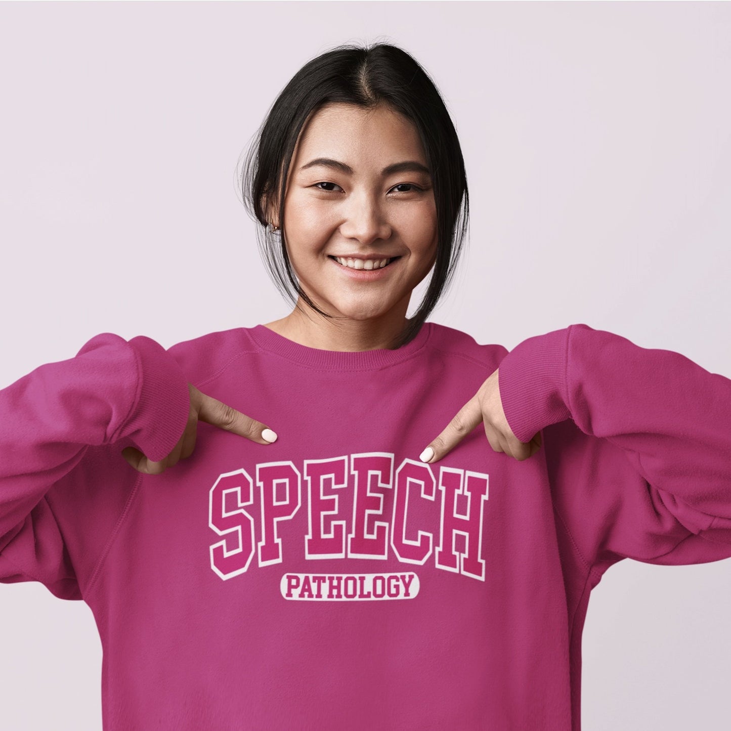 Speech Pathology Pink Crewneck