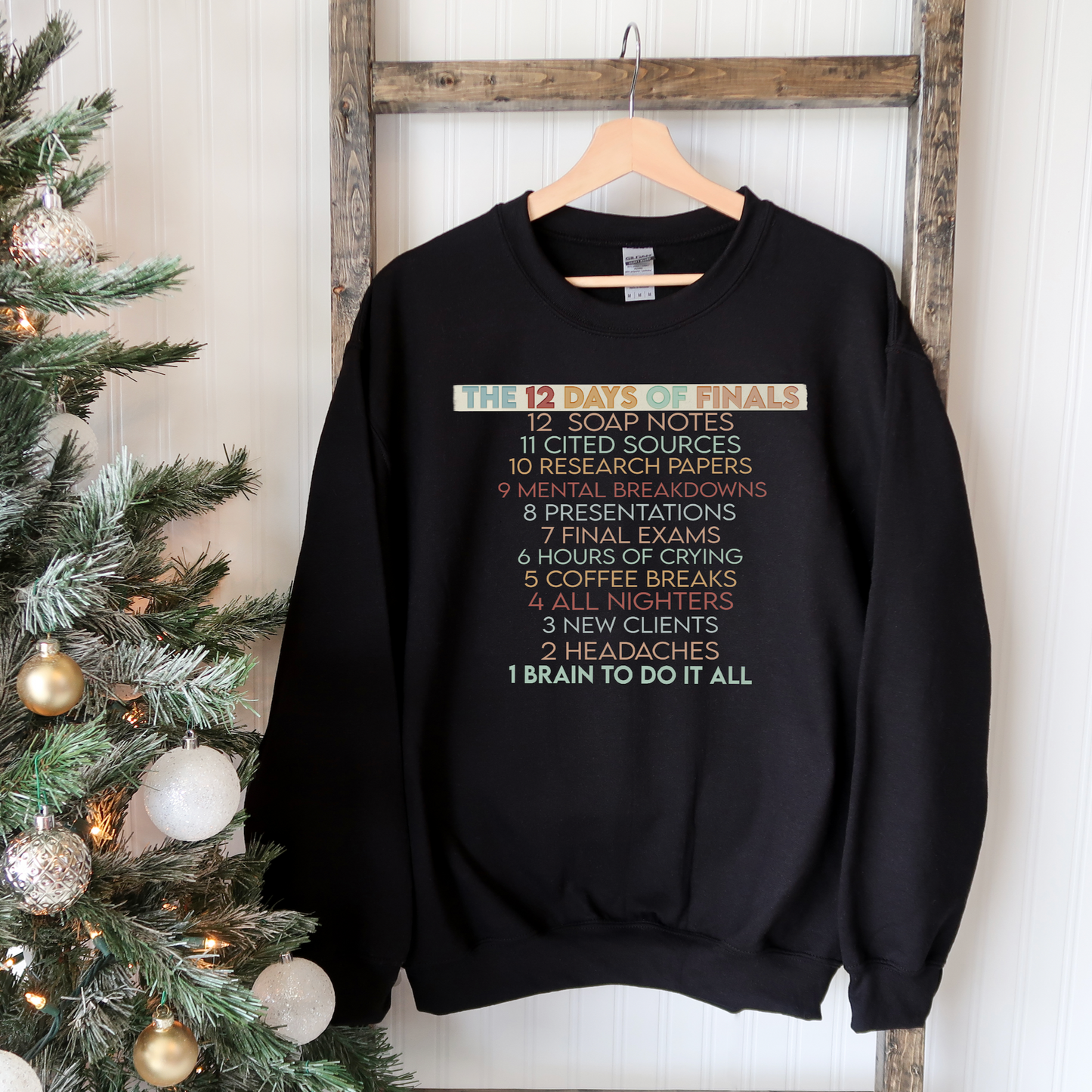 Load image into Gallery viewer, 12 Days of Finals Crewneck
