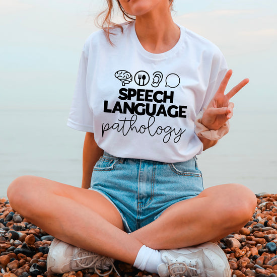 Speech Language Pathology Icon Tee
