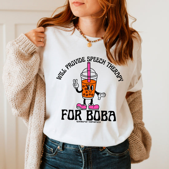 Will Provide Speech Therapy For Boba Tee