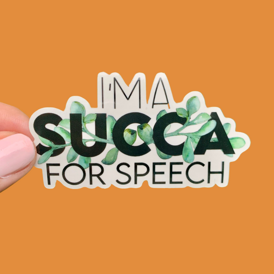 Load image into Gallery viewer, Succa for Speech Sticker
