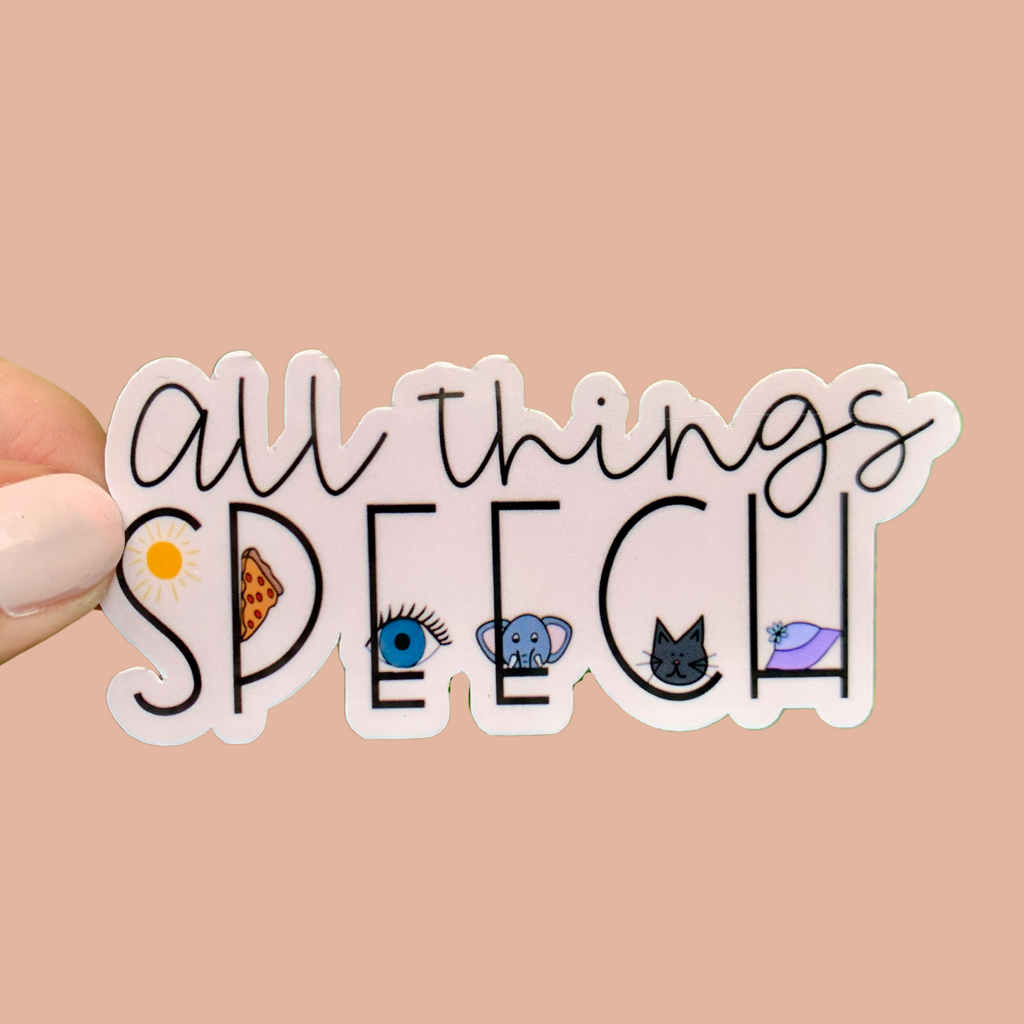 Cargar imagen en el visor de la galería, All Things Speech Sticker
