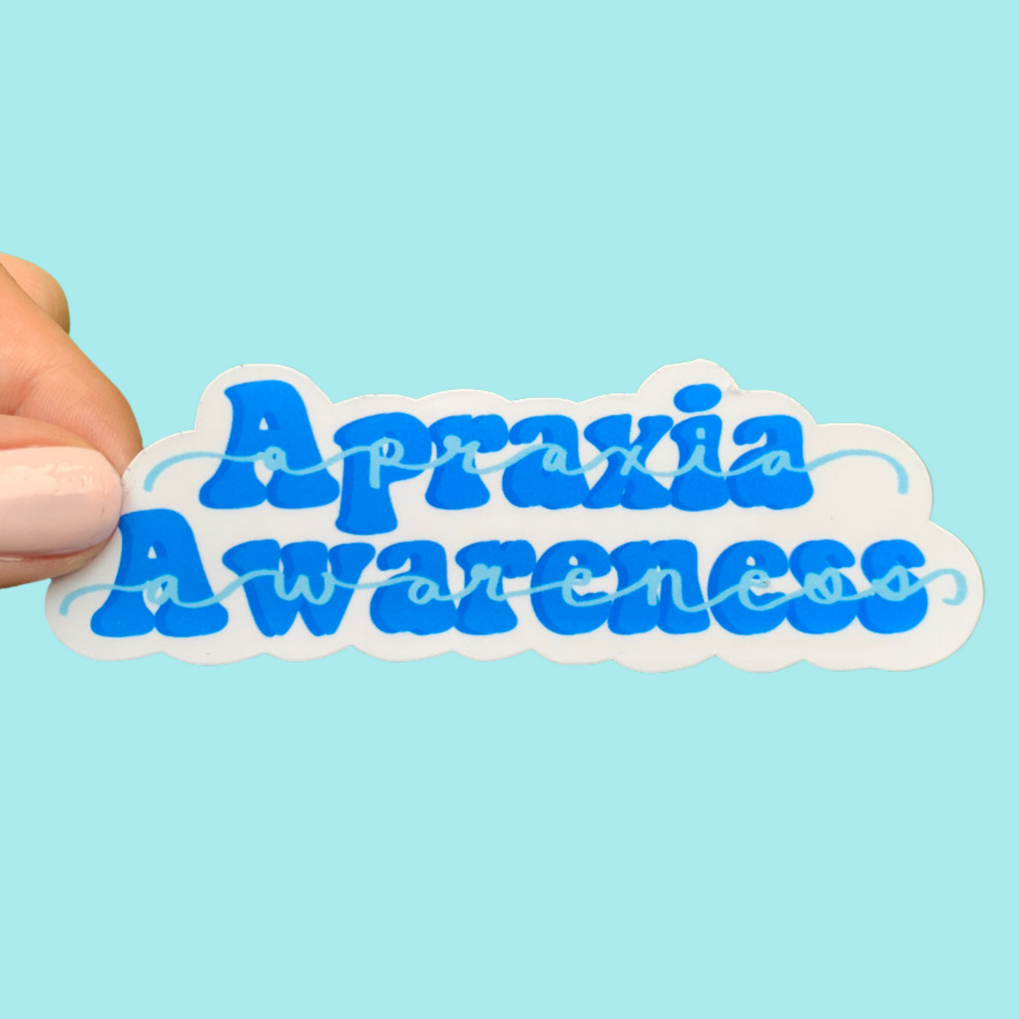 Apraxia Awareness Sticker