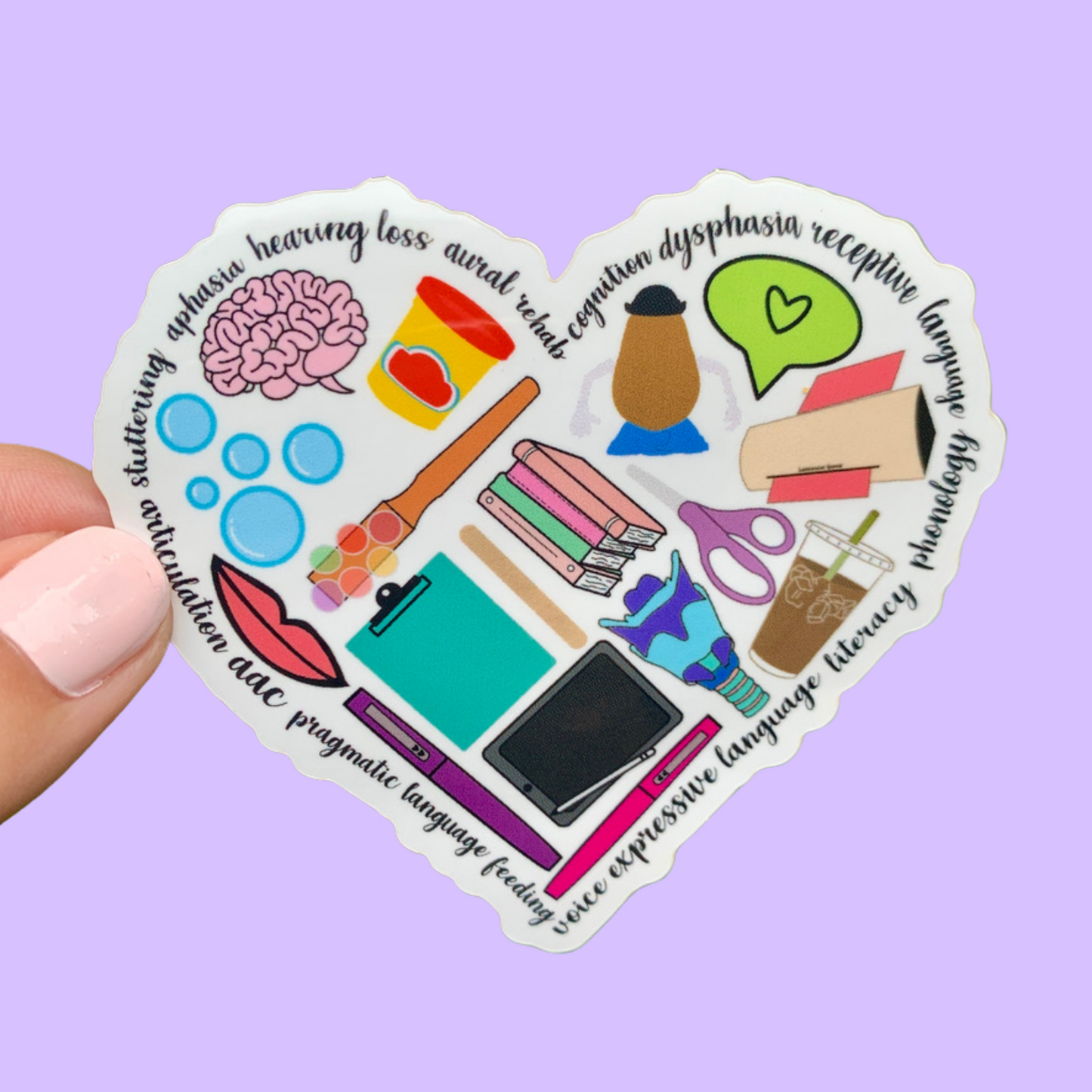 Essentials Heart Sticker – Speaking of Samantics