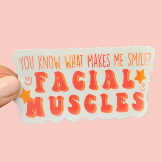 Facial Muscles Sticker