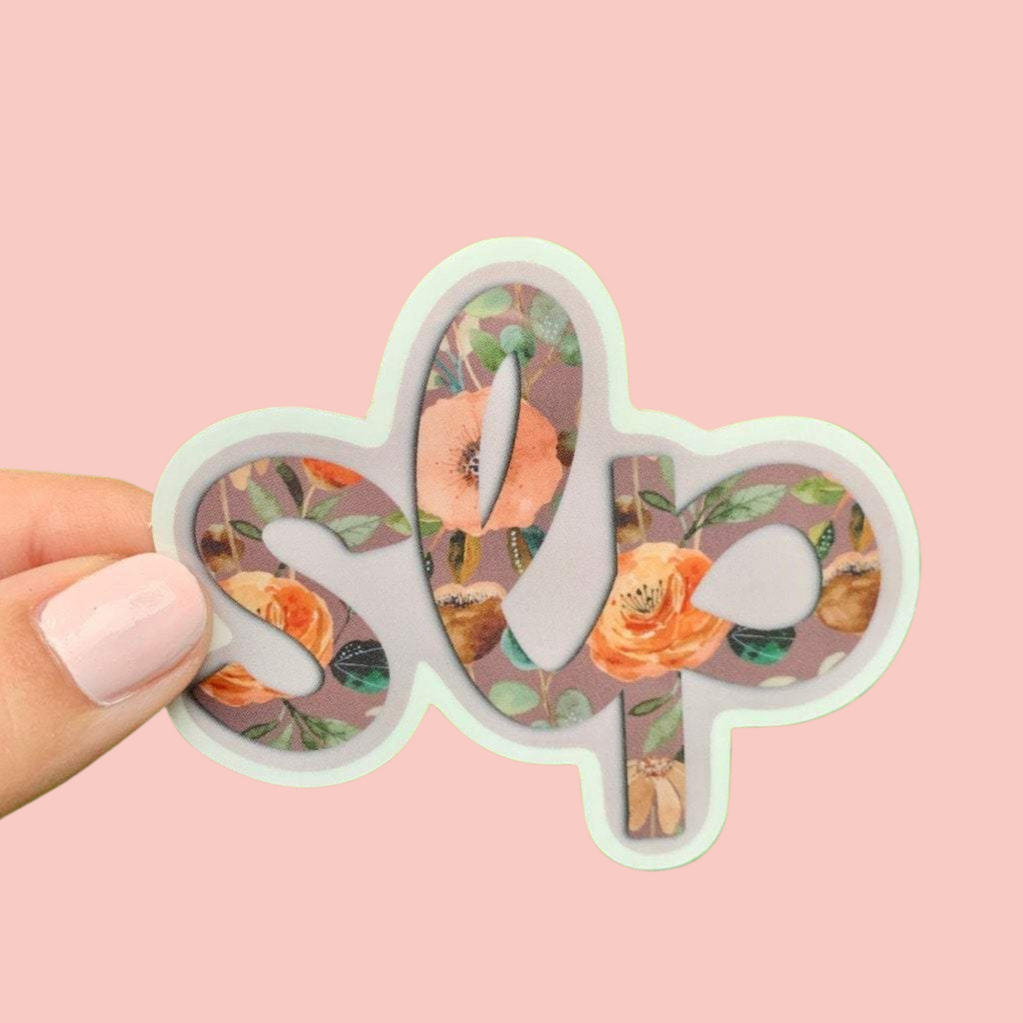 SLP Floral Sticker