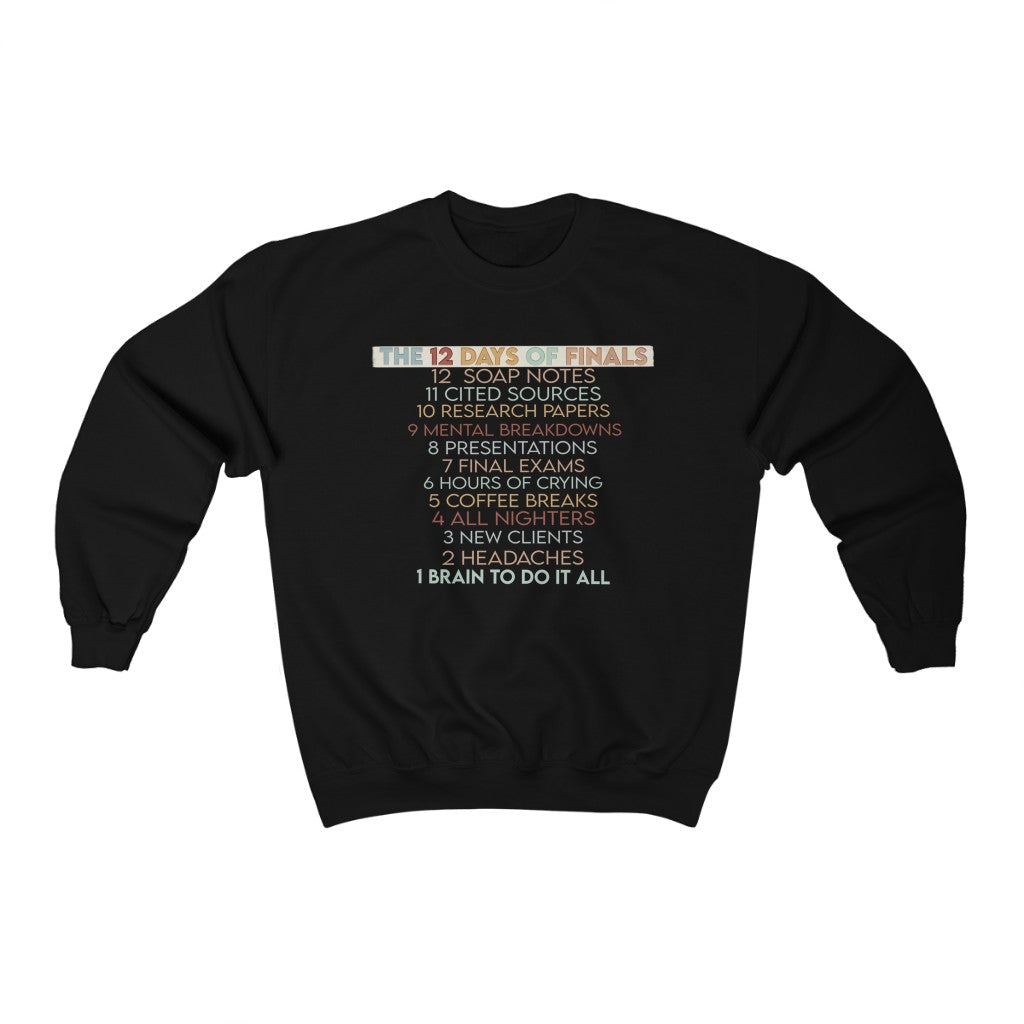 Load image into Gallery viewer, 12 Days of Finals Crewneck
