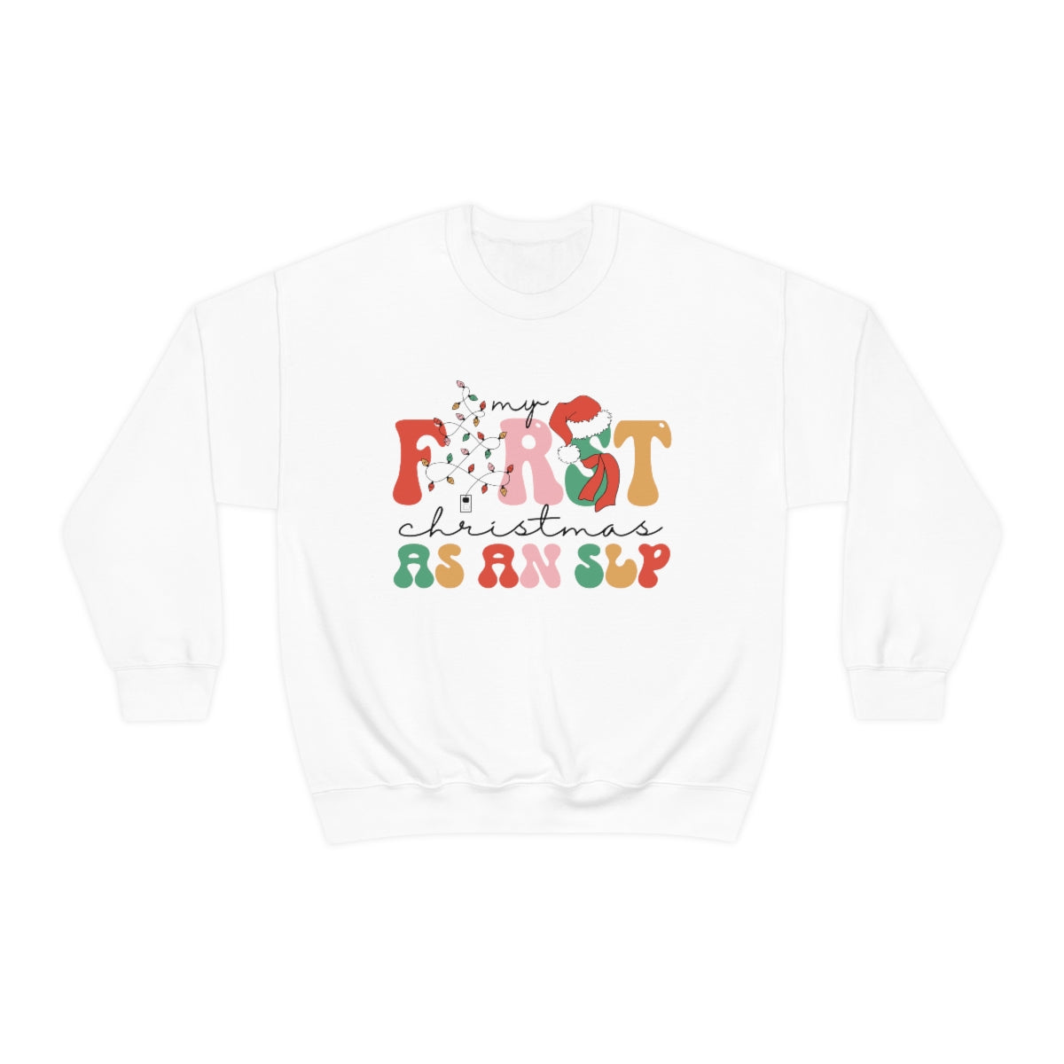Load image into Gallery viewer, My First Christmas as an SLP Crewneck
