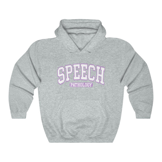 Load image into Gallery viewer, Speech Pathology Purple Sweatshirt
