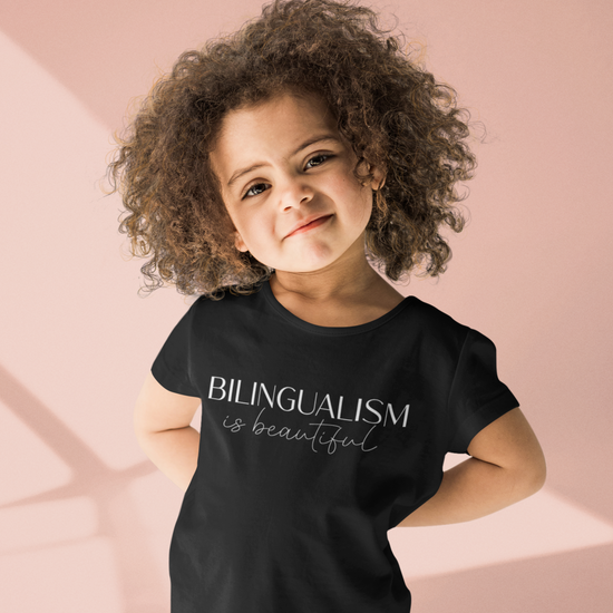 Cargar imagen en el visor de la galería, Bilingualism is Beautiful Kids Tee
