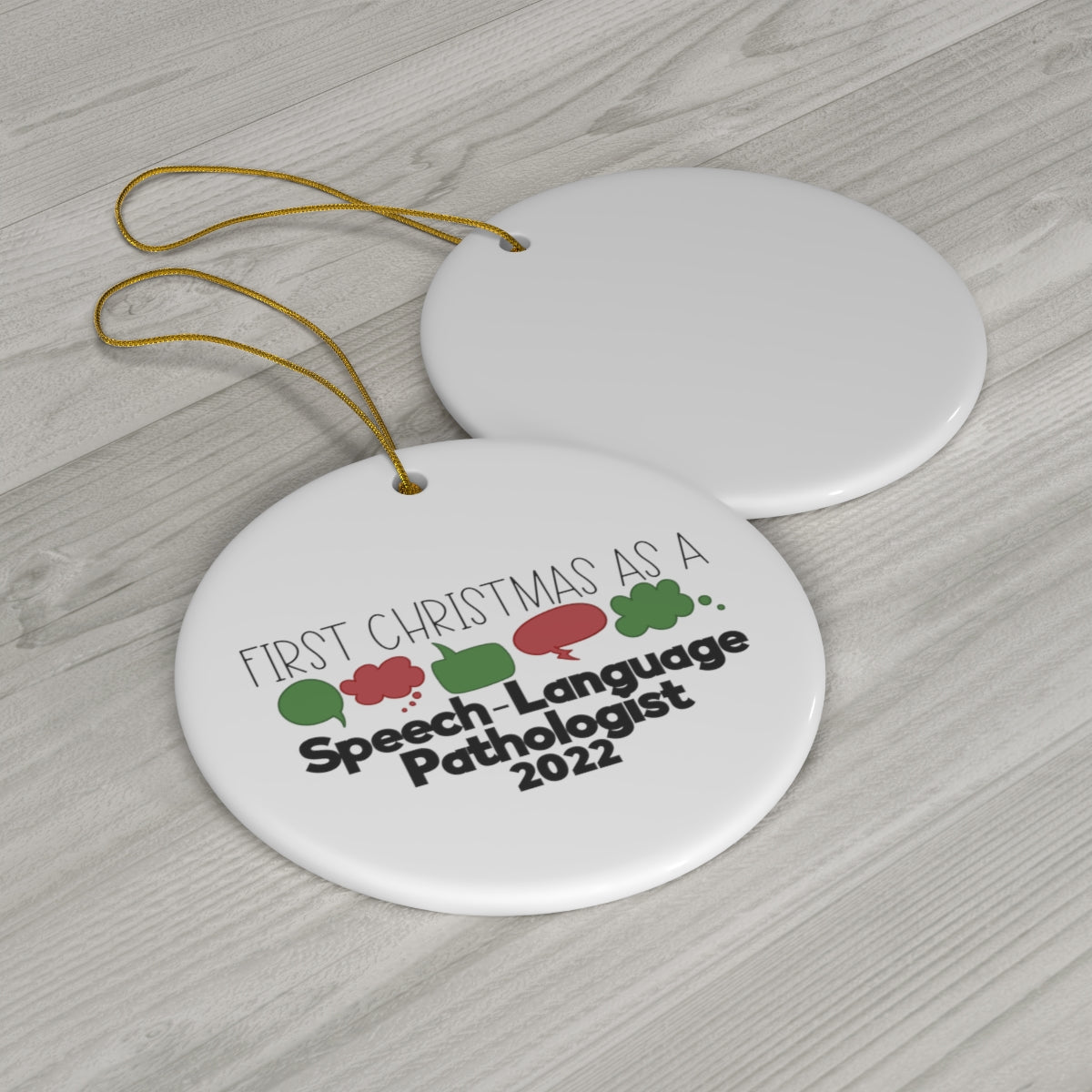 Load image into Gallery viewer, First Christmas as an SLP Ornament
