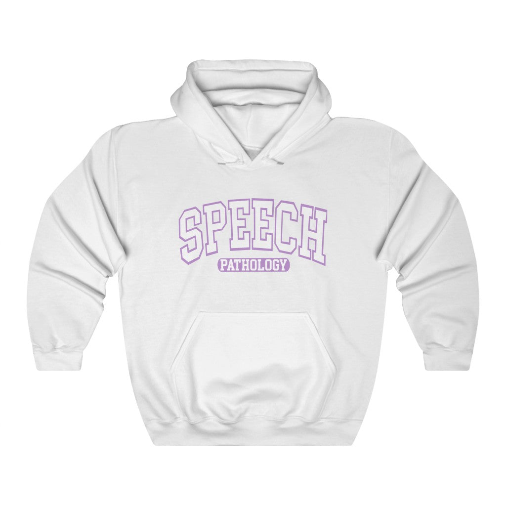 Load image into Gallery viewer, Speech Pathology Purple Sweatshirt
