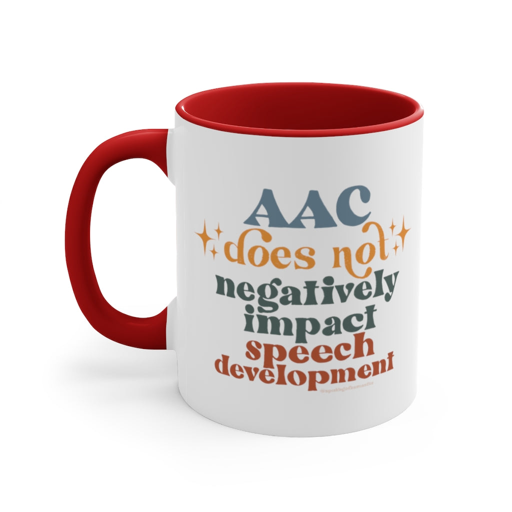 Load image into Gallery viewer, AAC Does Not Negatively Impact Speech Development Mug
