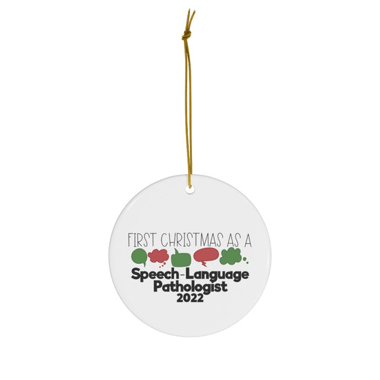 Load image into Gallery viewer, First Christmas as an SLP Ornament
