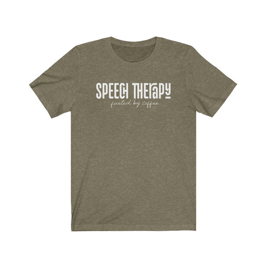 Speech Therapy Fueled By Coffee Tee