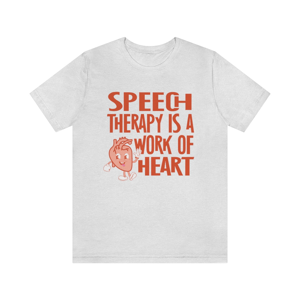 Load image into Gallery viewer, Speech Therapy is a Work of Heart Tee
