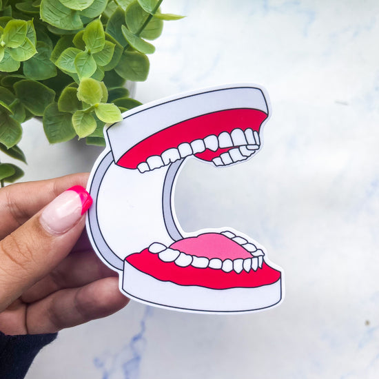 Mouth Model Sticker
